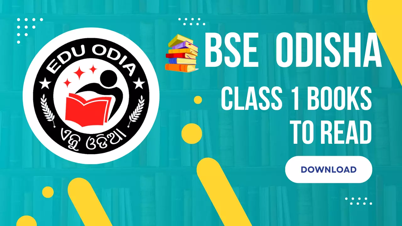 Odisha Class 1 Textbooks