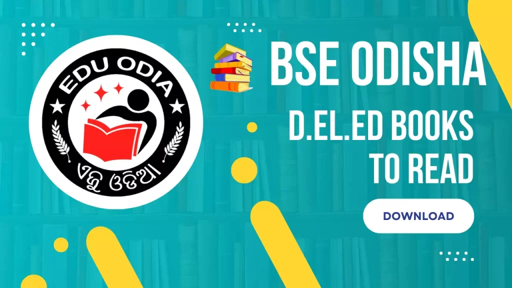 Odisha D.El.Ed Books PDF