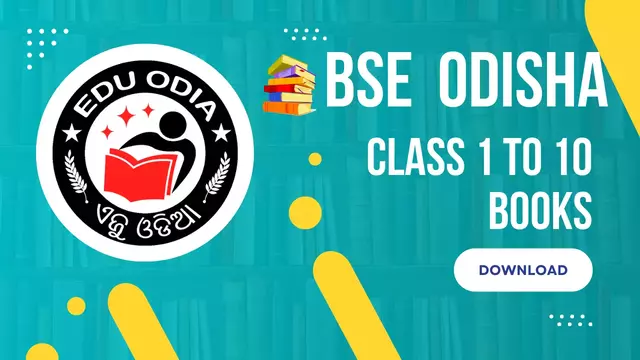 Odisha 1 to 10 Class Books